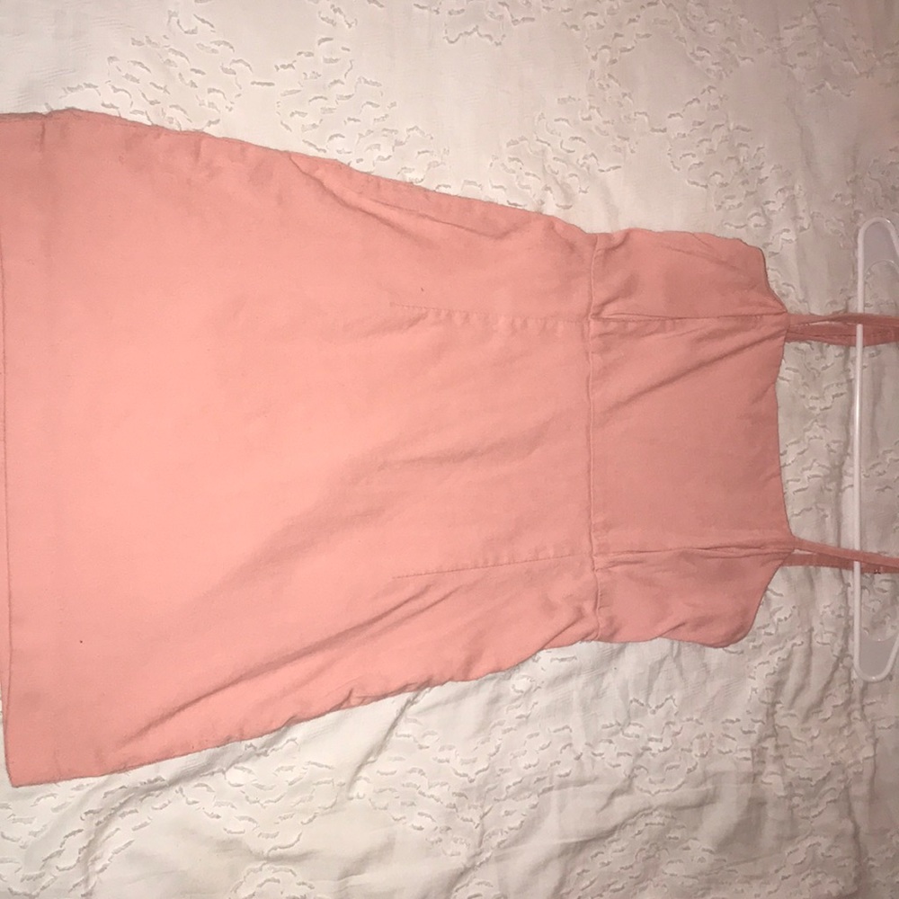 Mini, light pink, body con dress